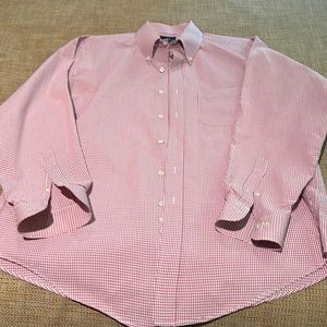 Brooks Brothers 346 brand long sleeve shirt size Large